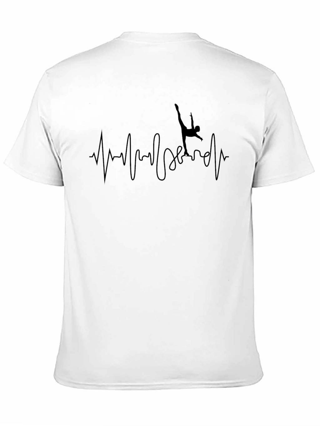 Gymnastics Heartbeat Black T-Shirt