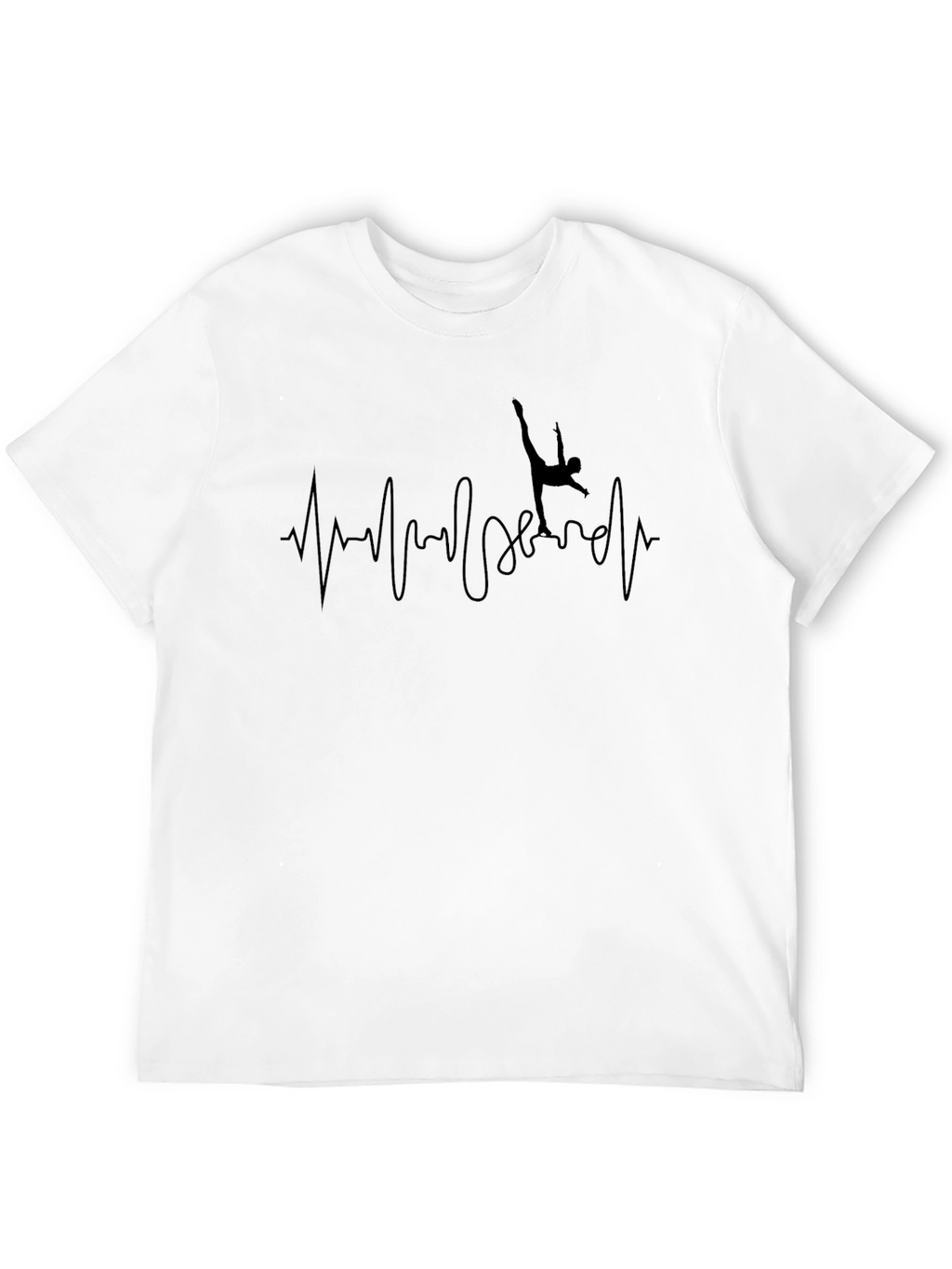 Gymnastics Heartbeat Black T-Shirt
