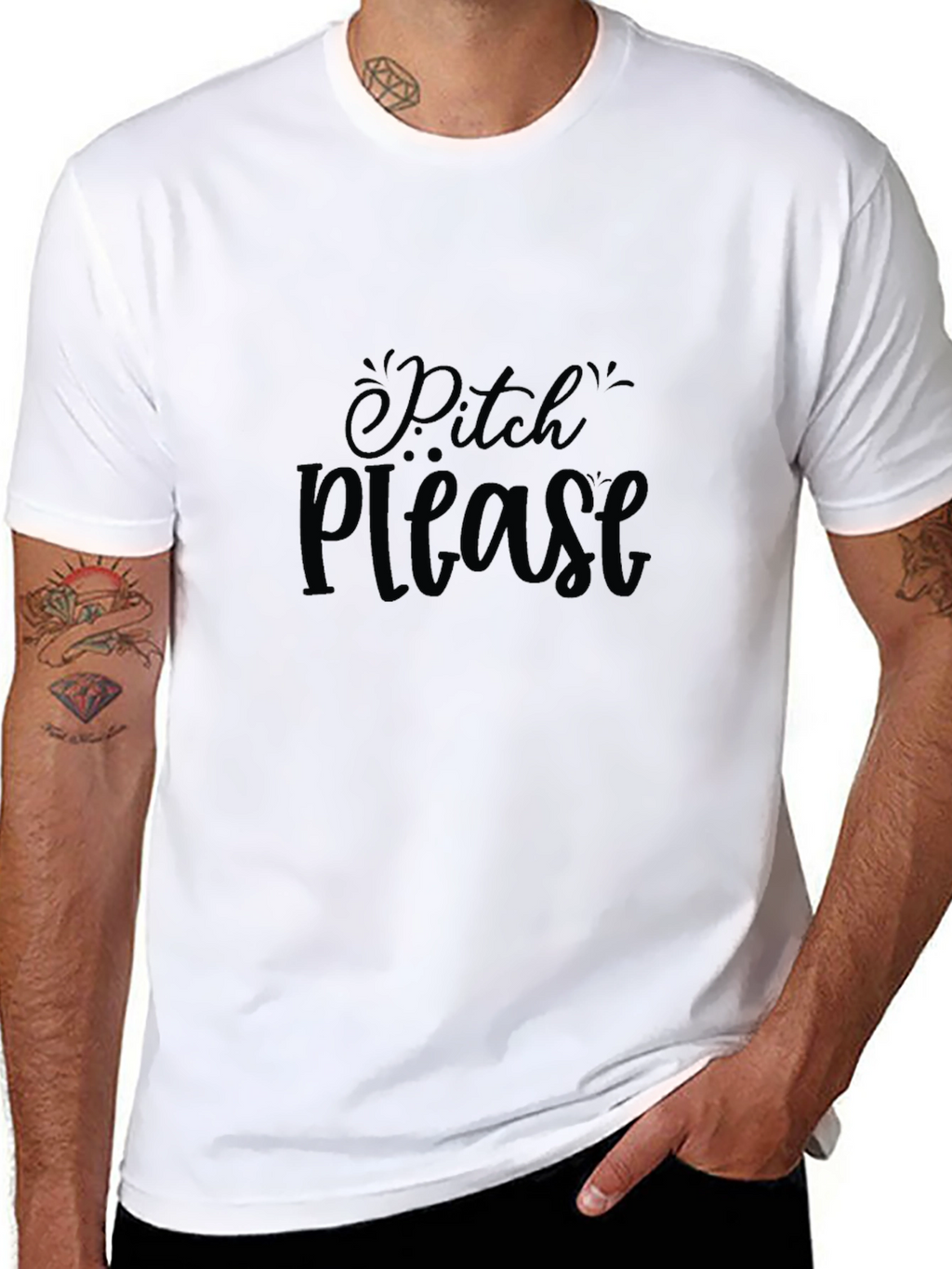 Pitch Please Black T-Shirt