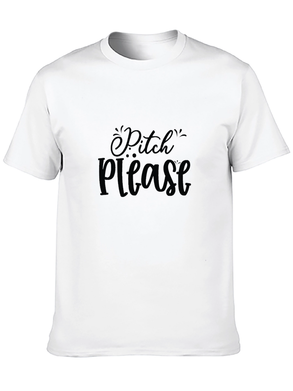 Pitch Please Black T-Shirt