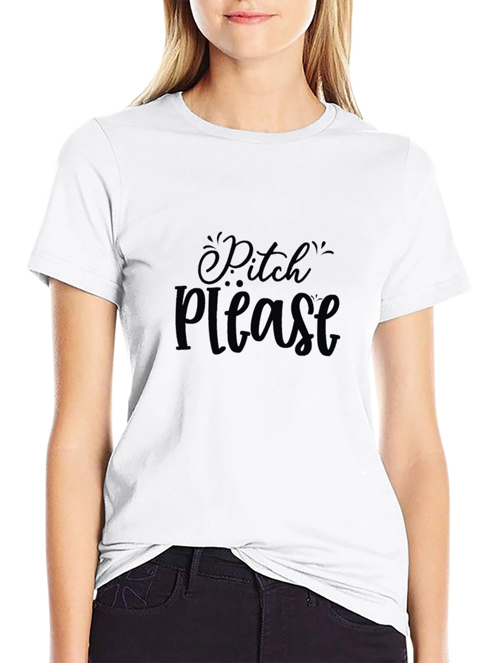 Pitch Please Black T-Shirt