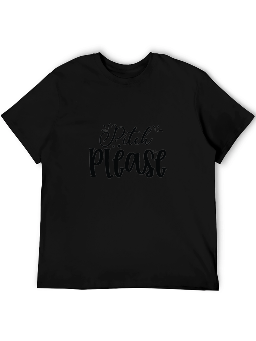 Pitch Please Black T-Shirt