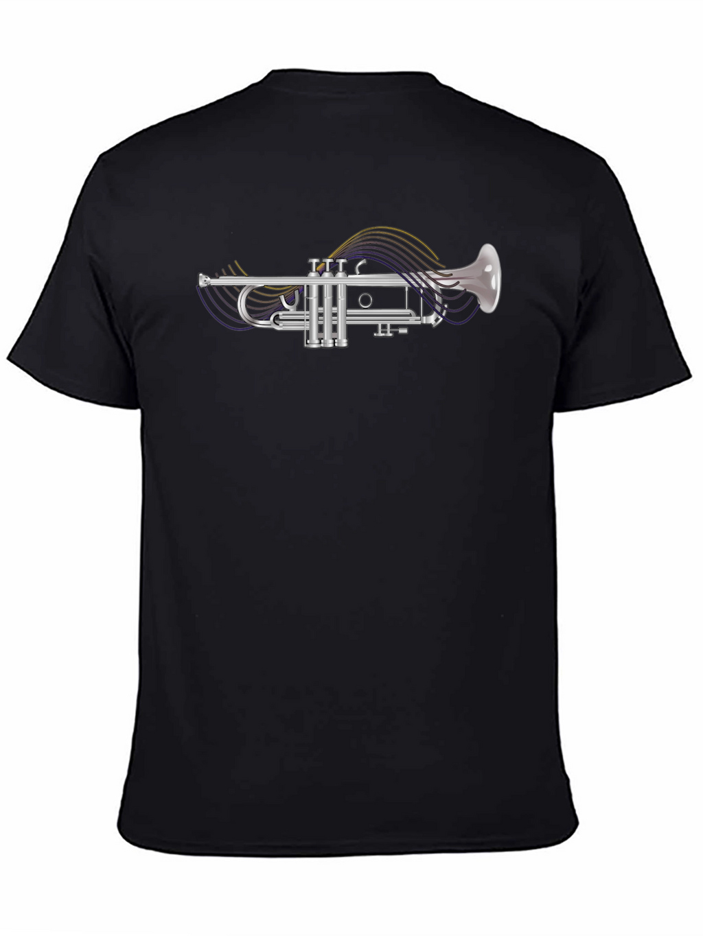 Trumpet Music T-Shirt - Classic Band Instrument Tee