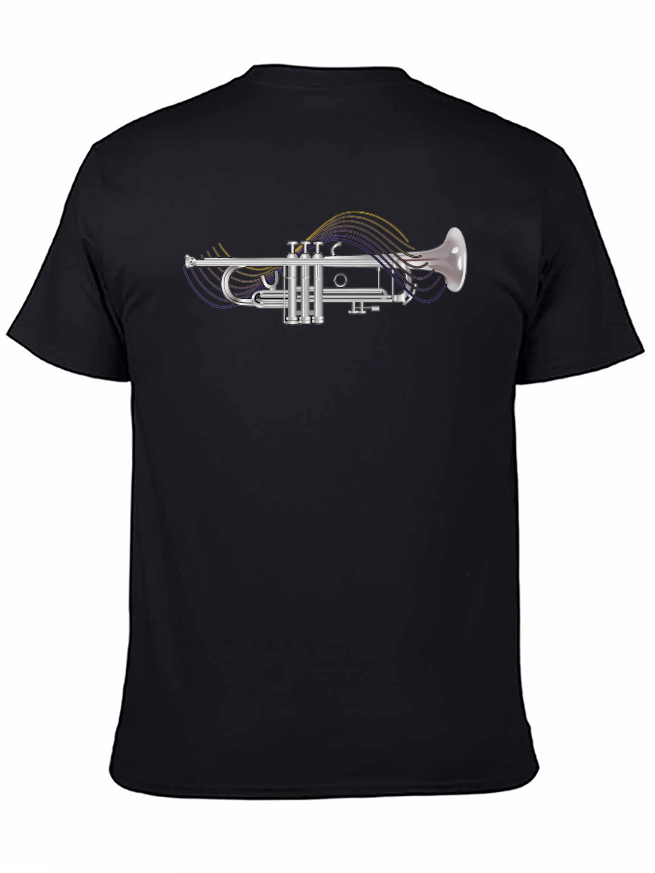 Trumpet Music T-Shirt - Classic Band Instrument Tee