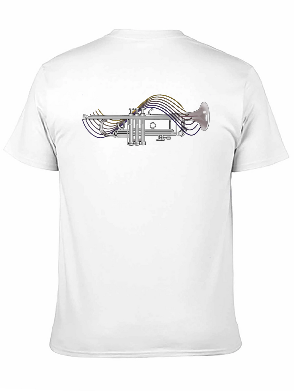 Trumpet Music T-Shirt - Classic Band Instrument Tee