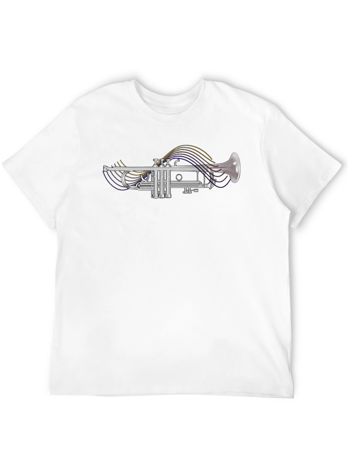 Trumpet Music T-Shirt - Classic Band Instrument Tee