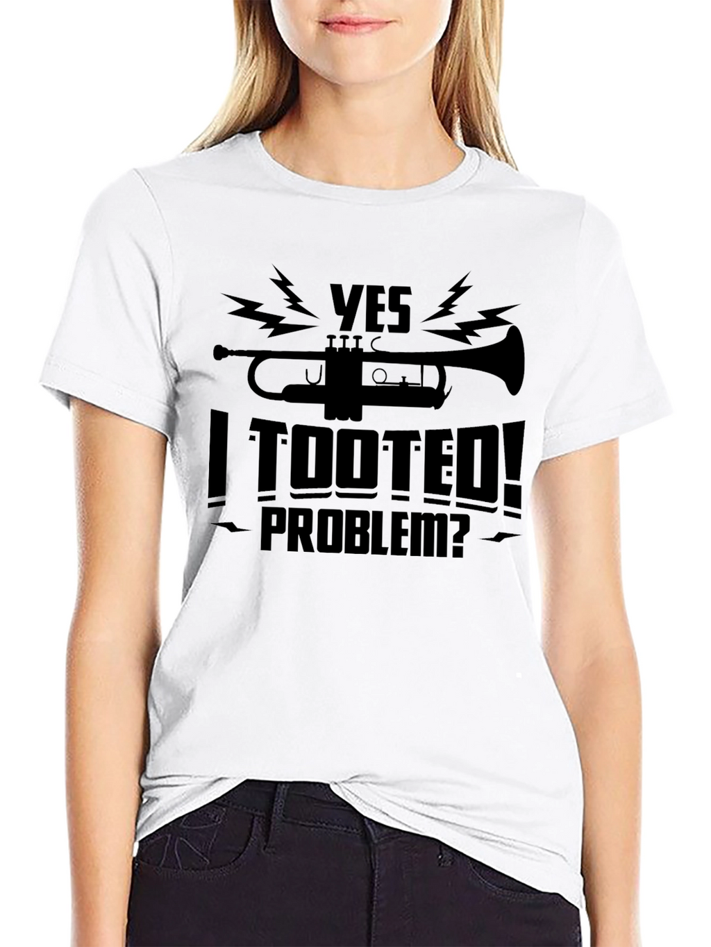 Yes I Tooted! Graphic T-Shirt - Funny Musician Tee