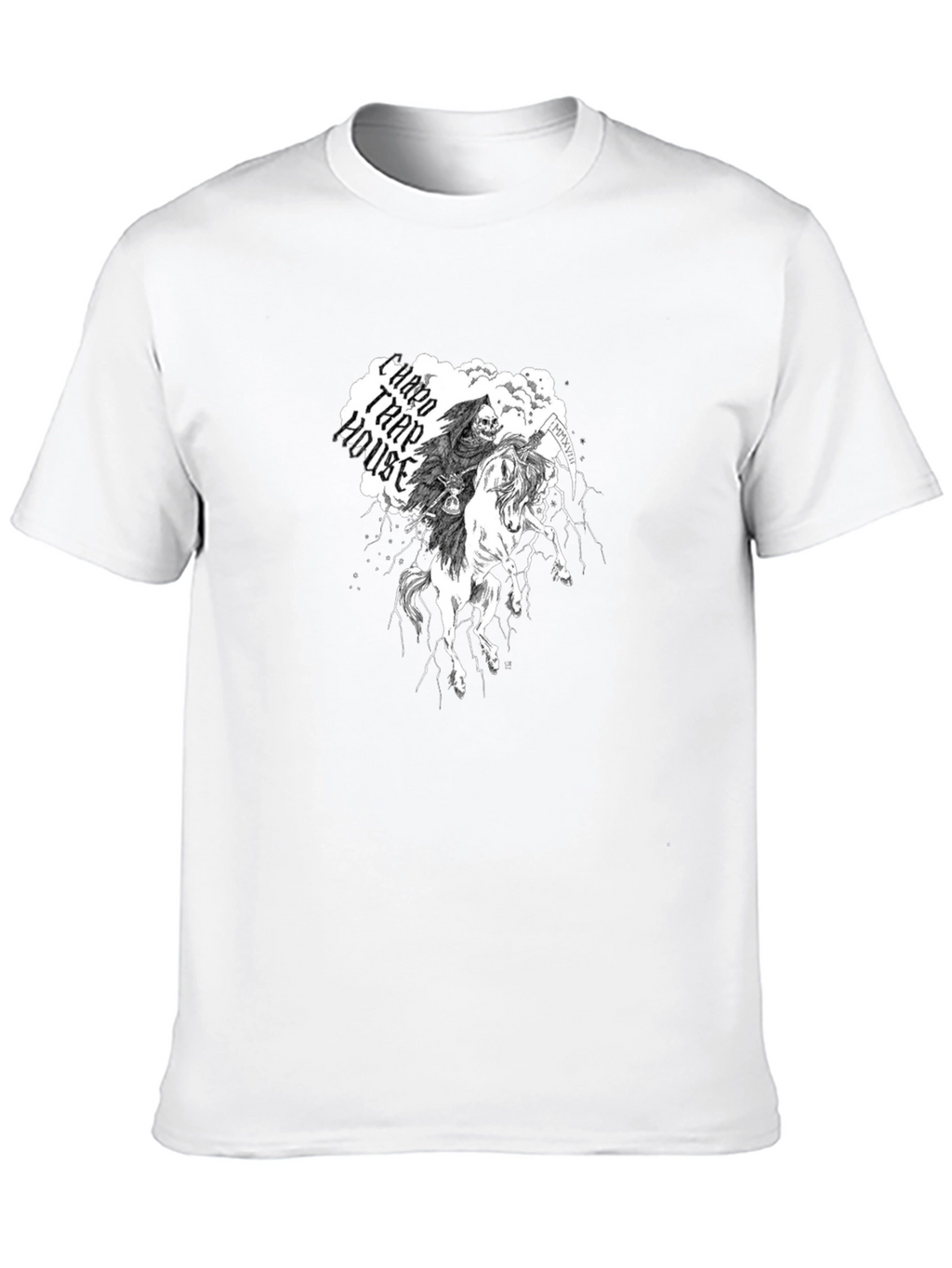 Grim Reaper Horseman Graphic Tee