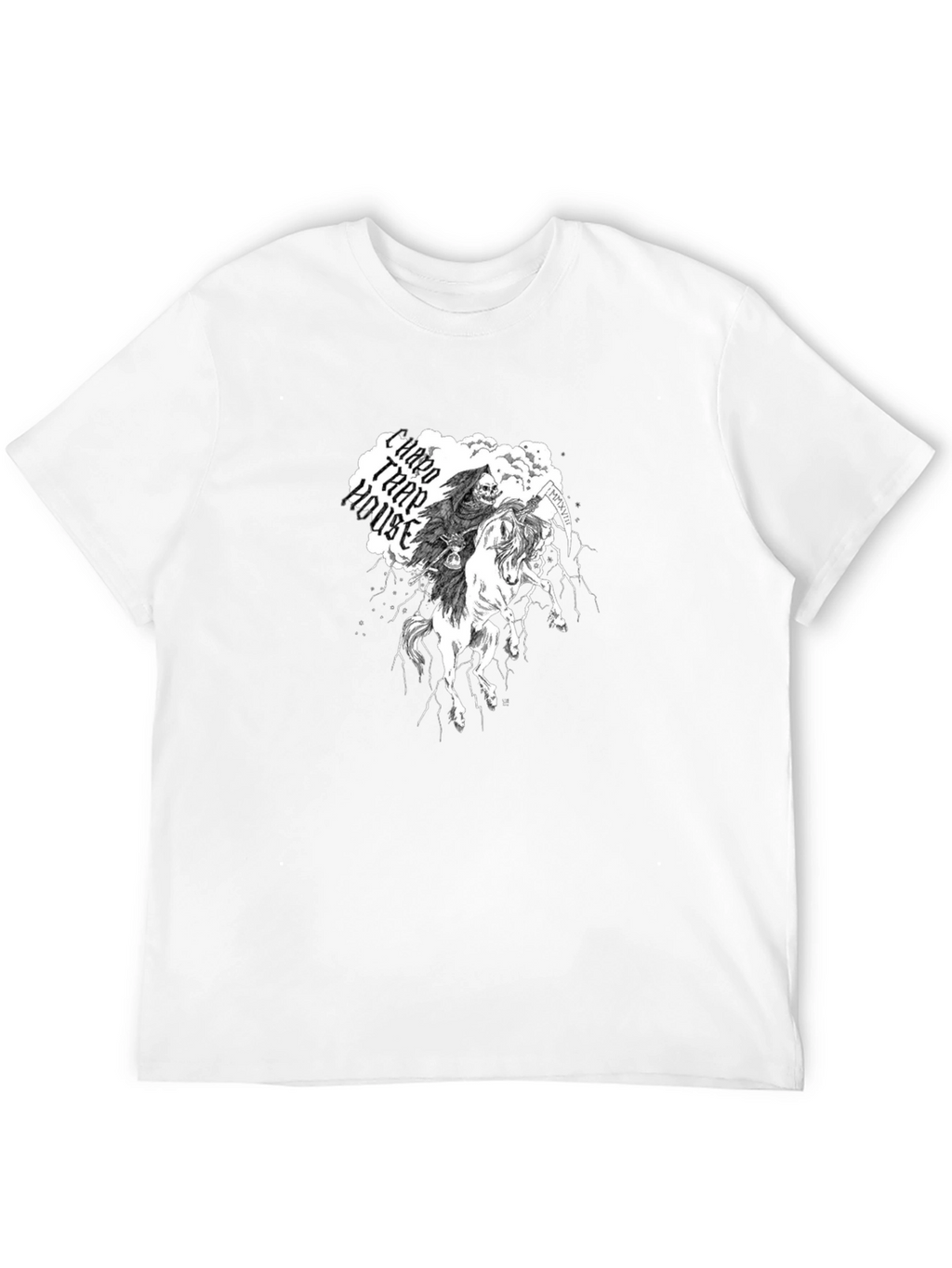 Grim Reaper Horseman Graphic Tee