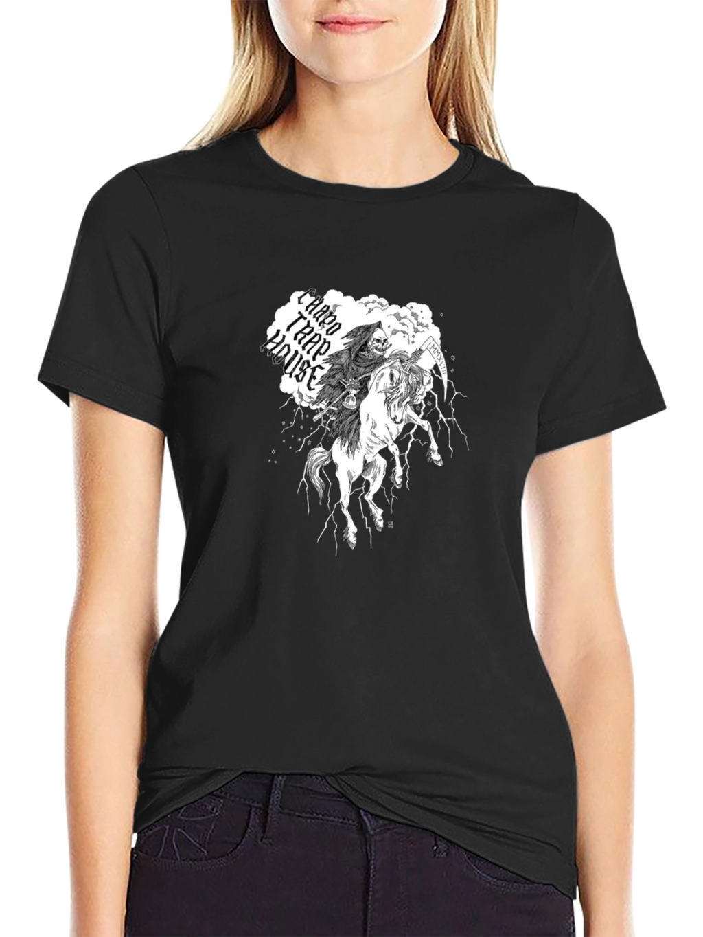 Grim Reaper Horseman Graphic Tee