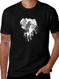 Grim Reaper Horseman Graphic Tee