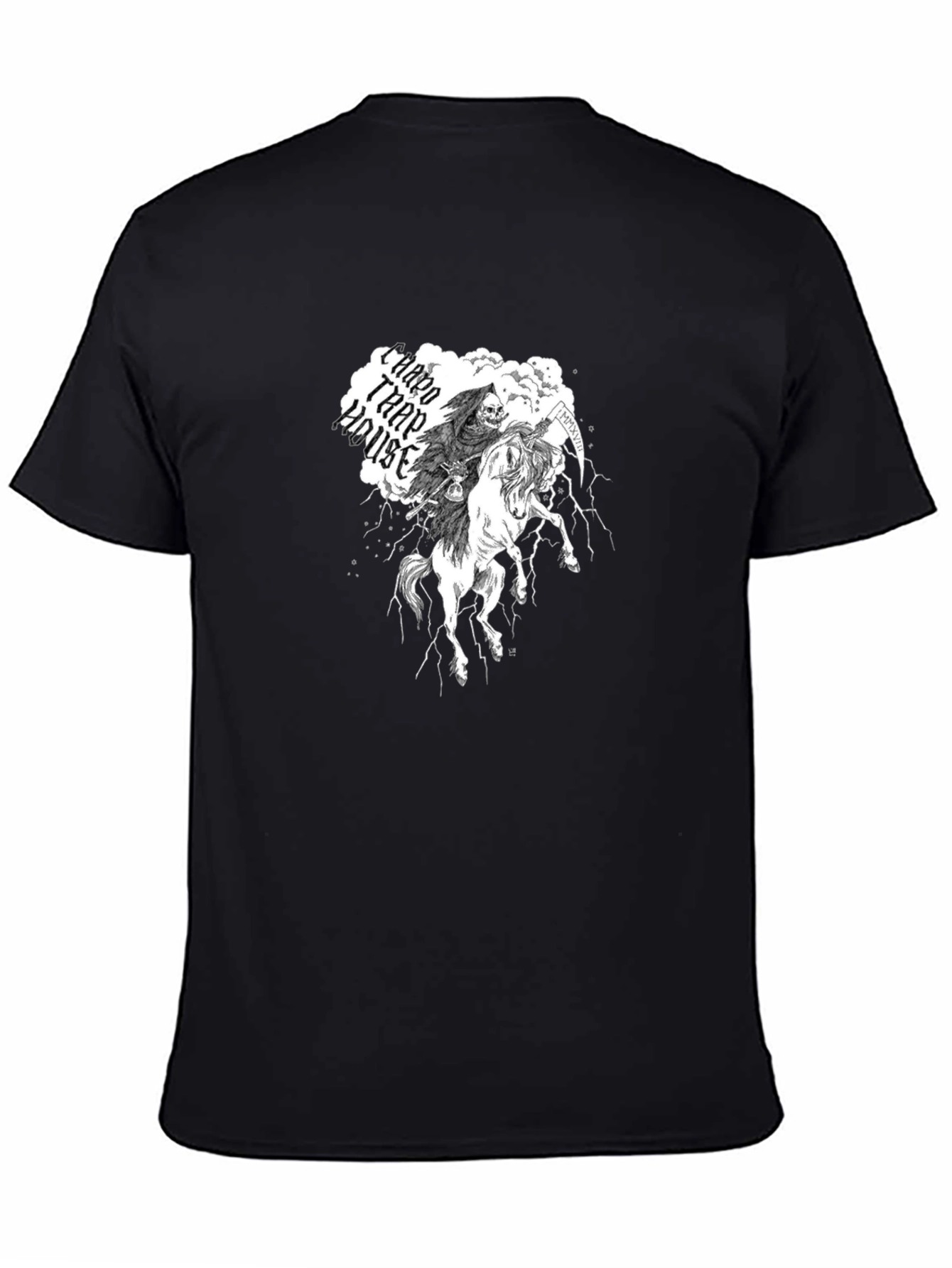 Grim Reaper Horseman Graphic Tee