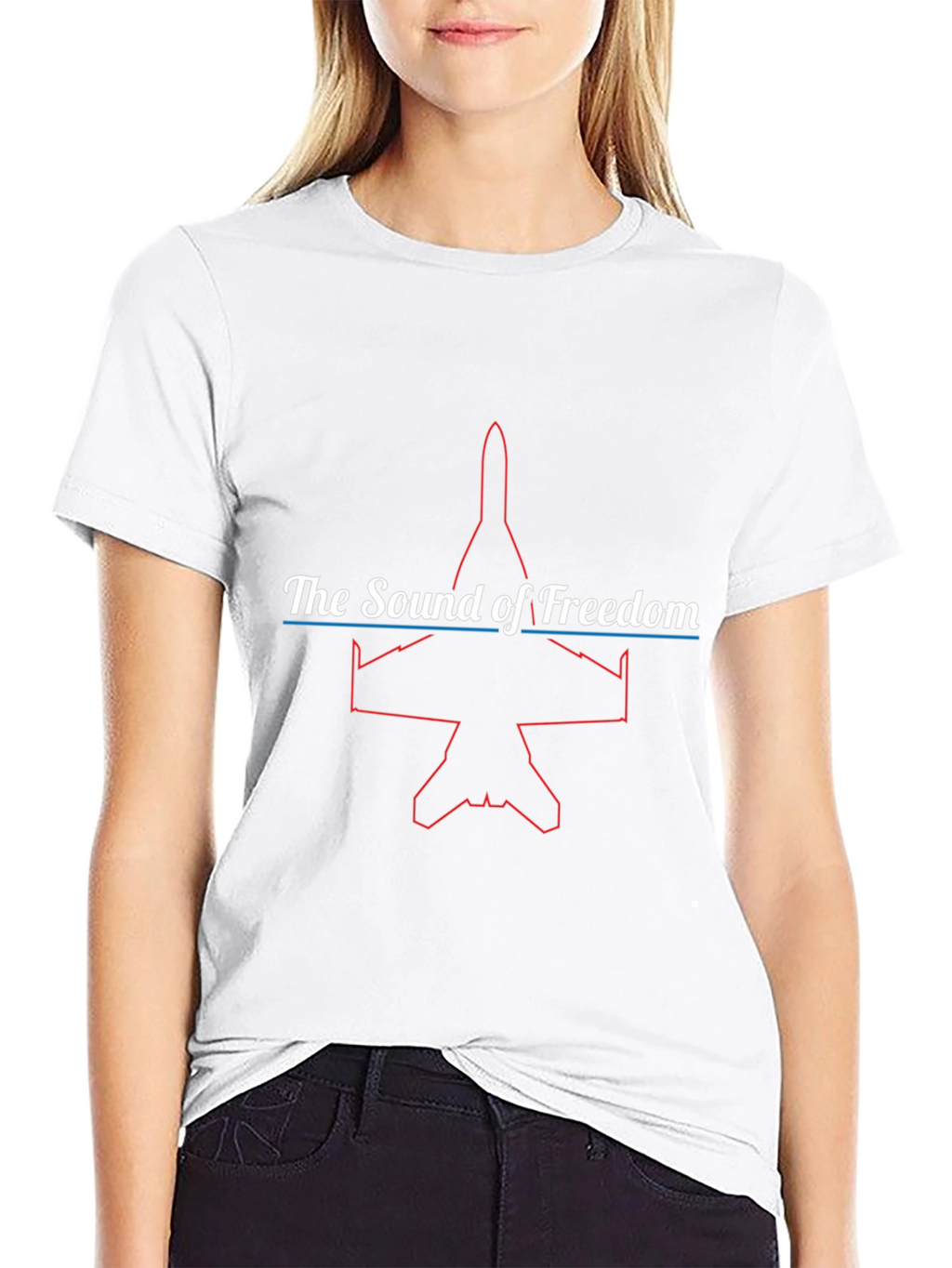 Sound of Freedom Jet Graphic T-Shirt
