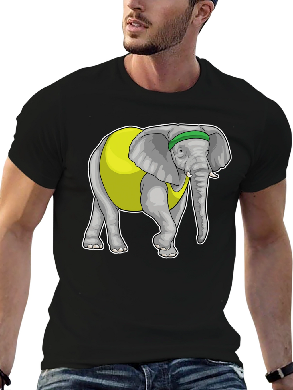 Elephant Athlete Graphic Tee