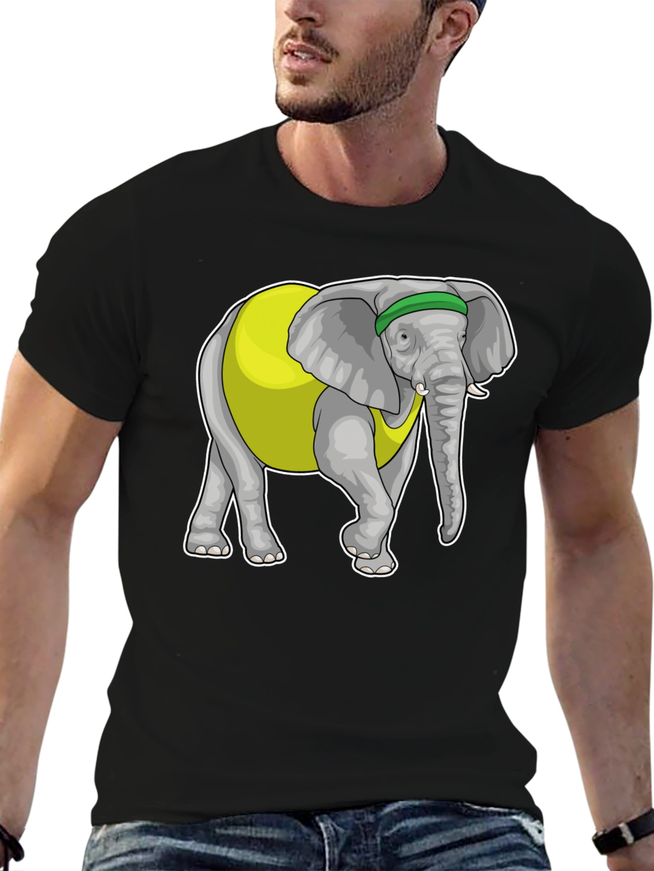 Elephant Athlete Graphic Tee
