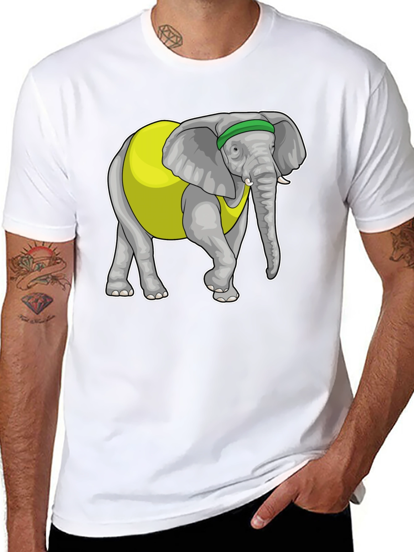 Elephant Athlete Graphic Tee