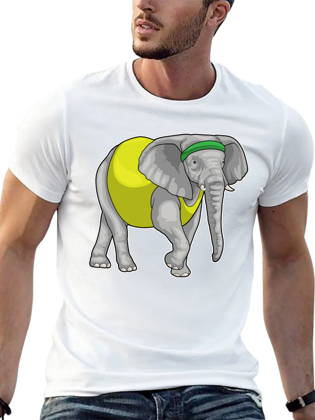 Elephant Athlete Graphic Tee