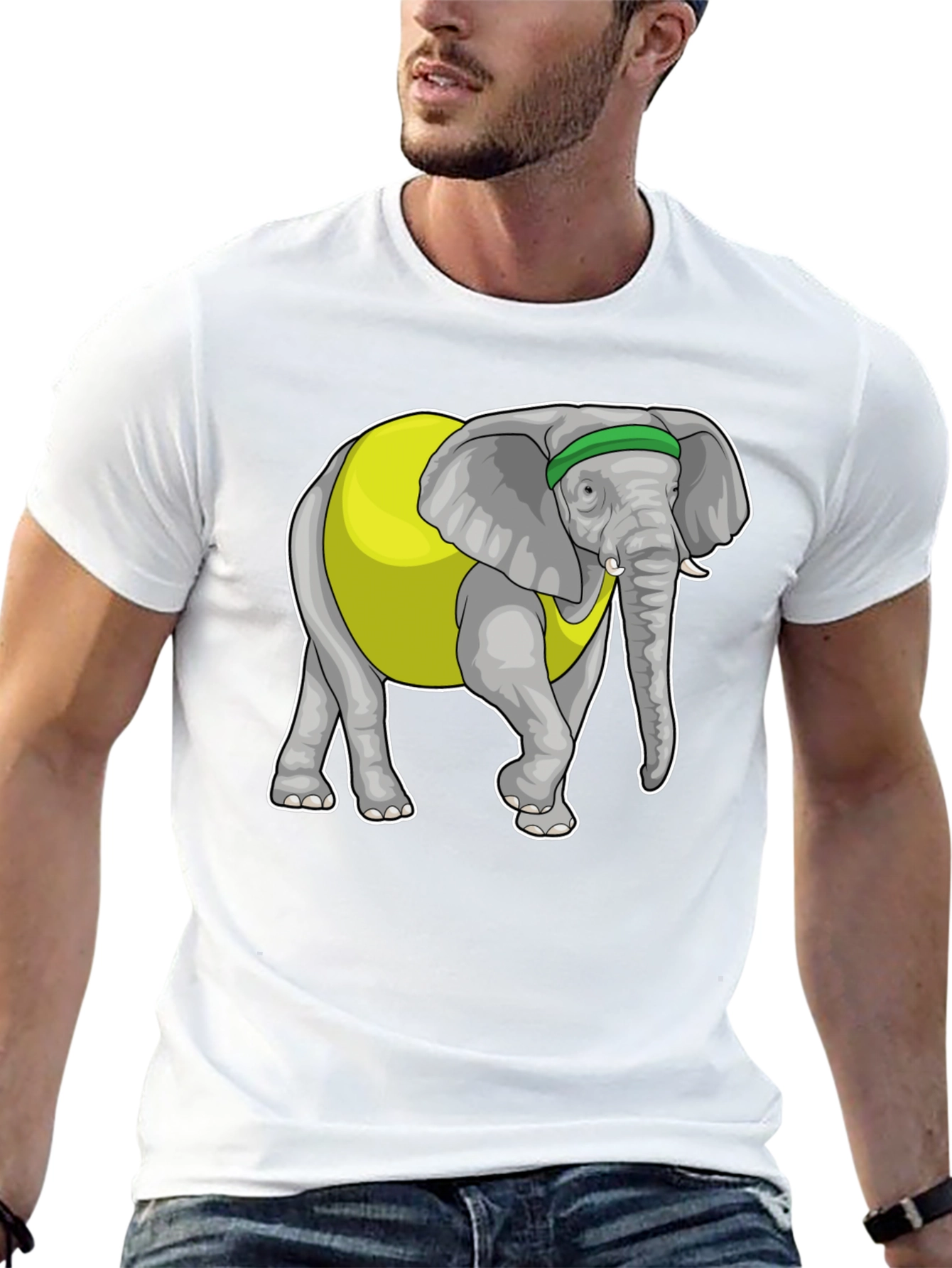 Elephant Athlete Graphic Tee