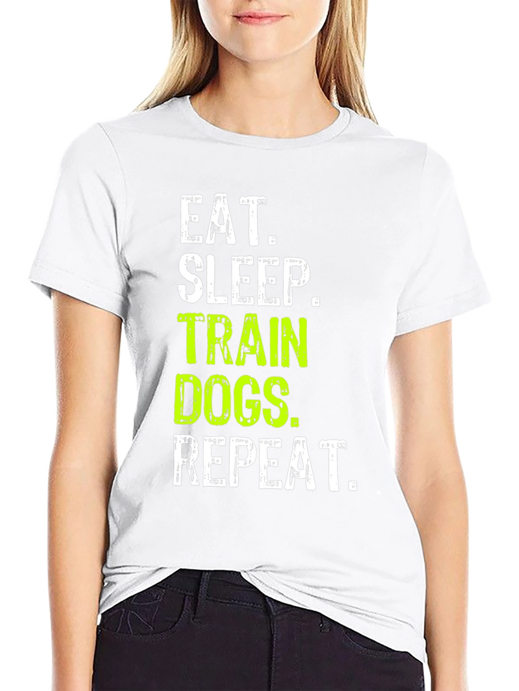 Eat Sleep Train Dogs Repeat T-Shirt