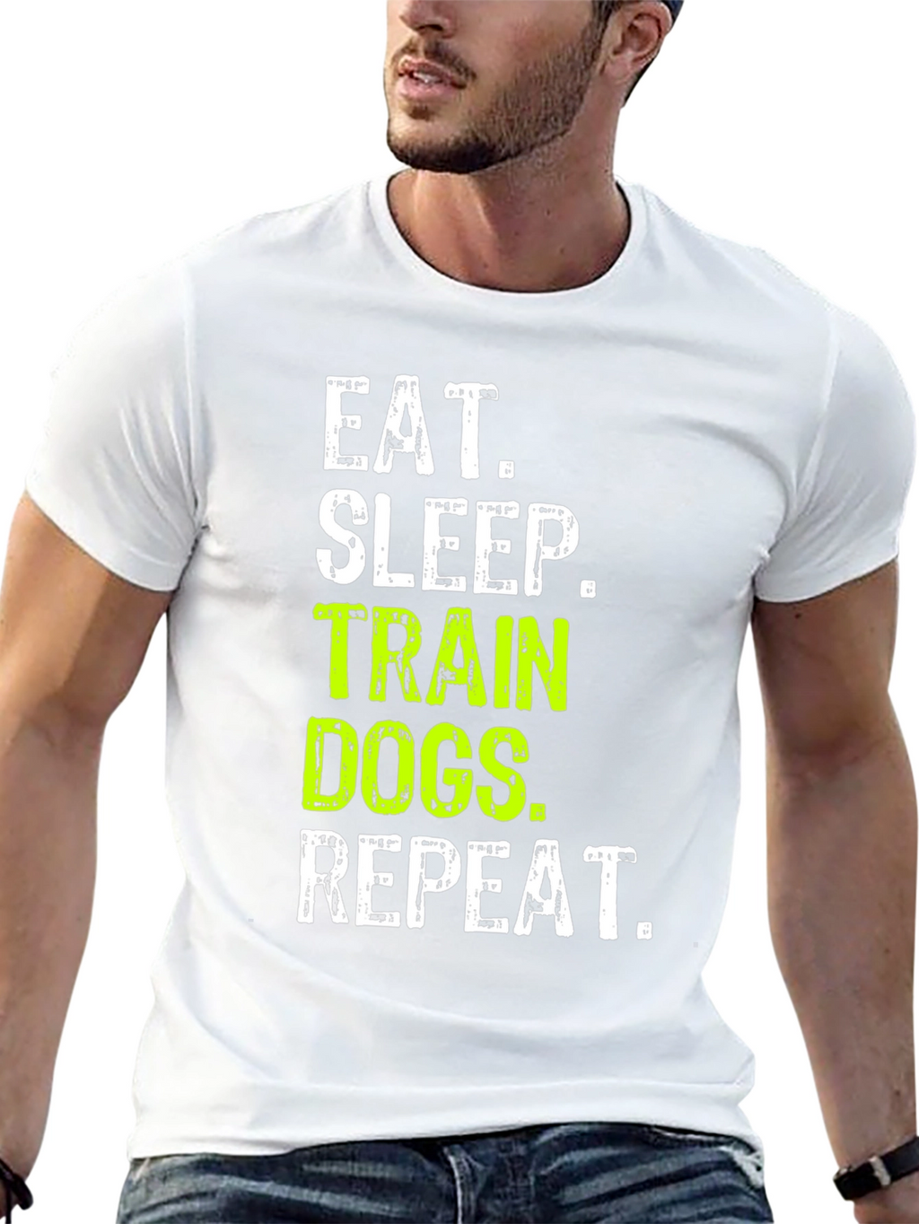 Eat Sleep Train Dogs Repeat T-Shirt