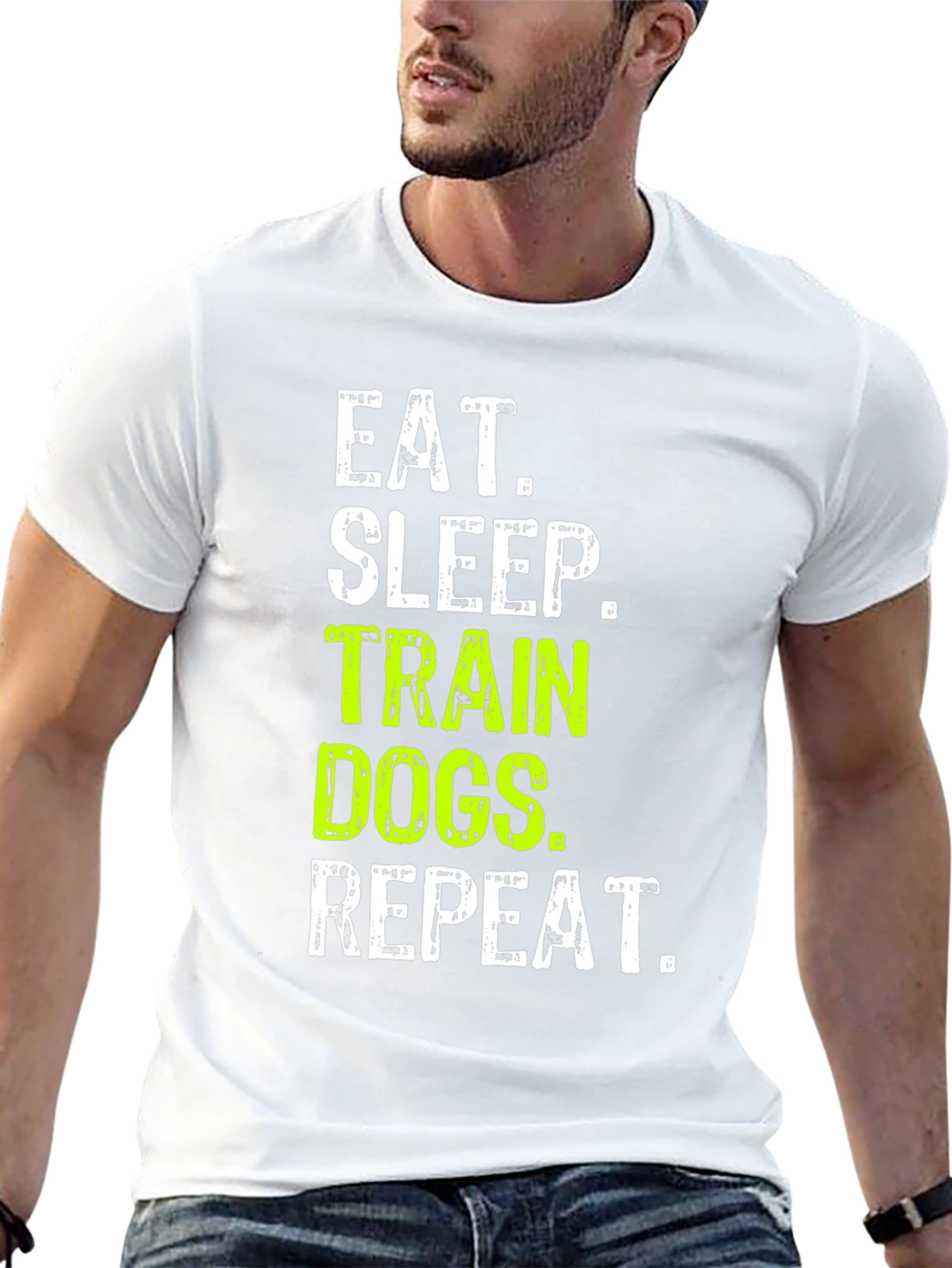 Eat Sleep Train Dogs Repeat T-Shirt