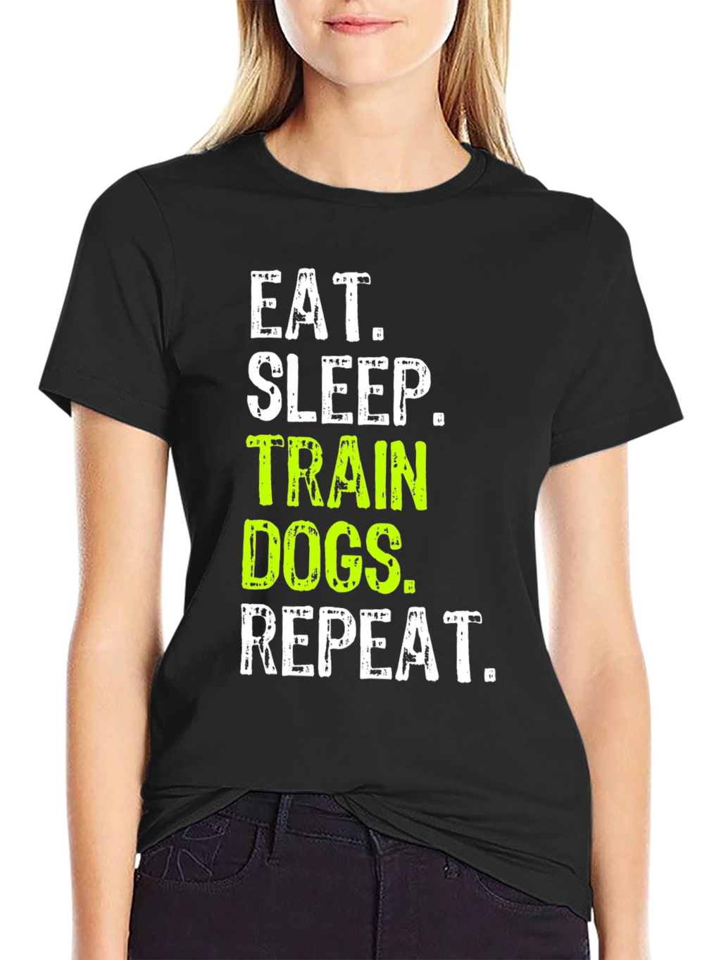 Eat Sleep Train Dogs Repeat T-Shirt