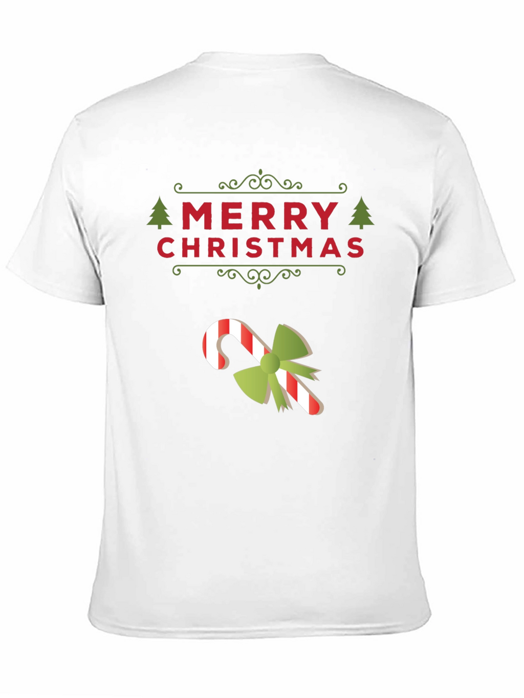 Merry Christmas Candy Cane Holiday T-Shirt