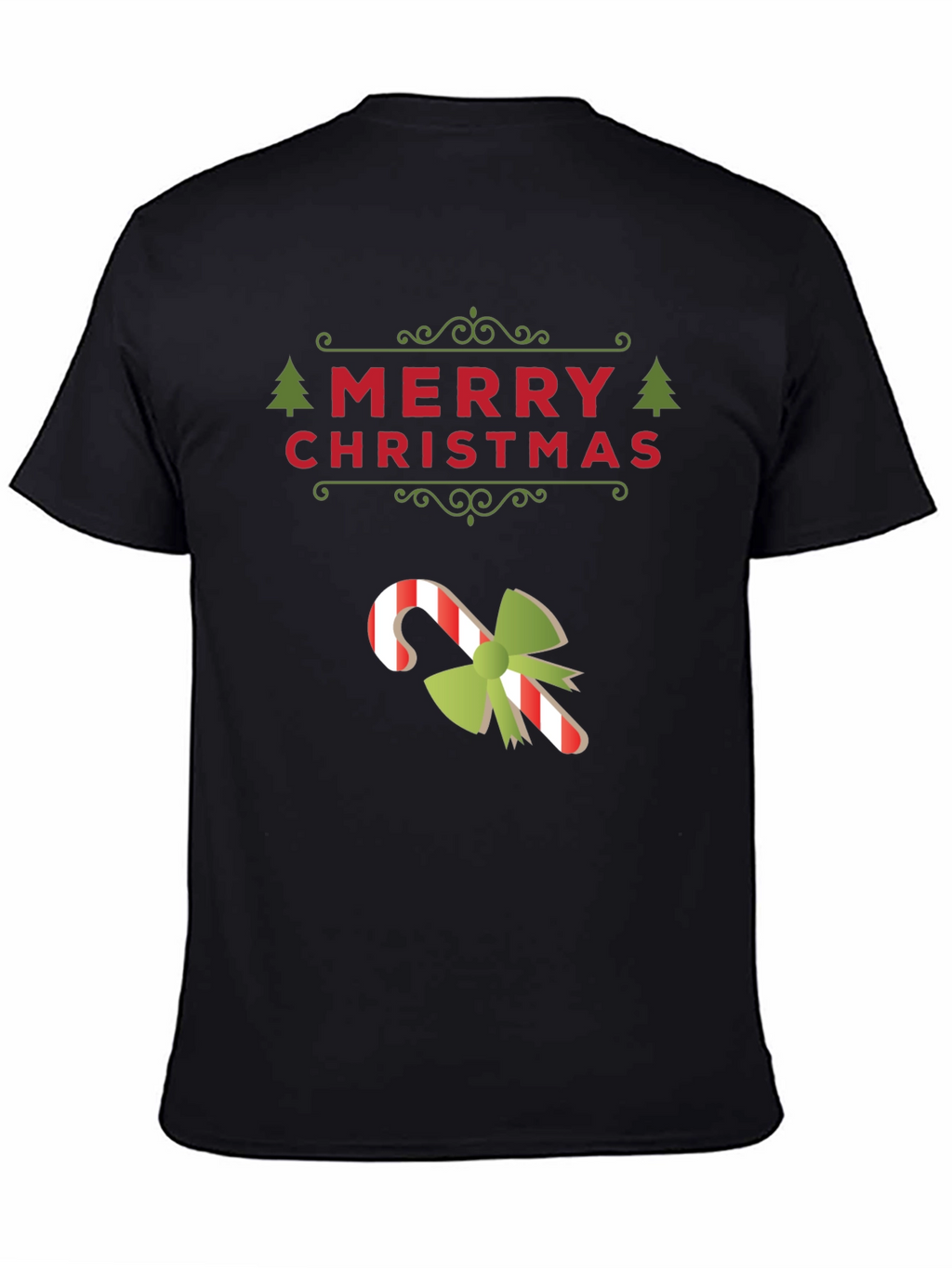 Merry Christmas Candy Cane Holiday T-Shirt