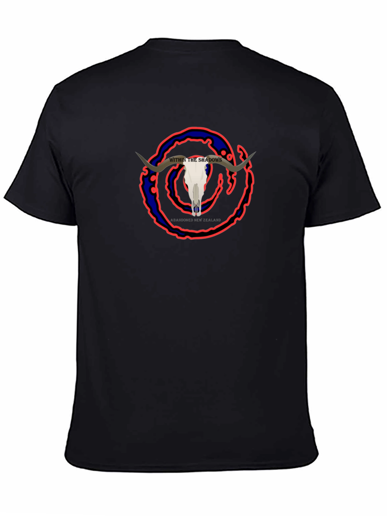 Shadows Bull Skull Graphic Tee
