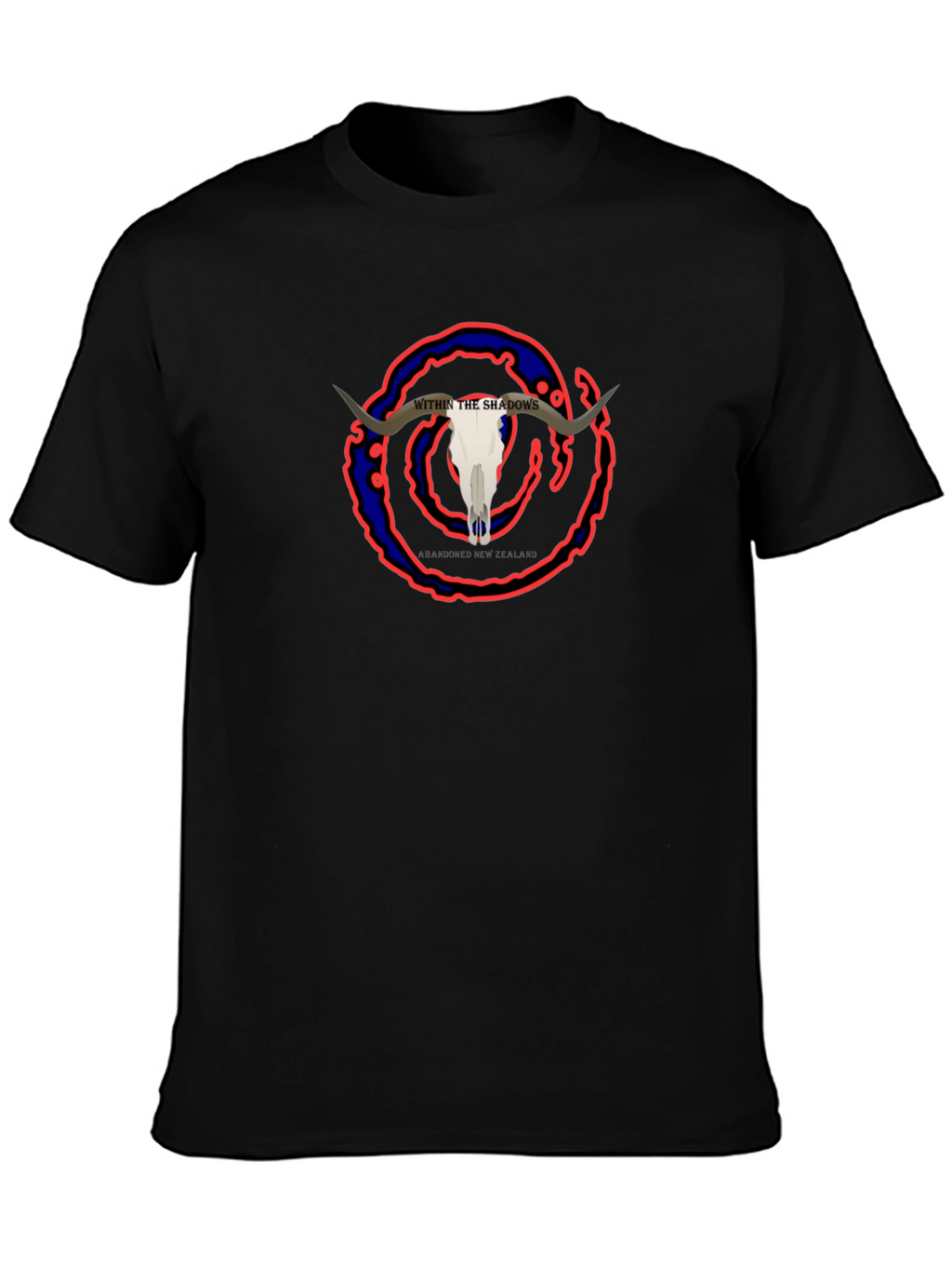 Shadows Bull Skull Graphic Tee