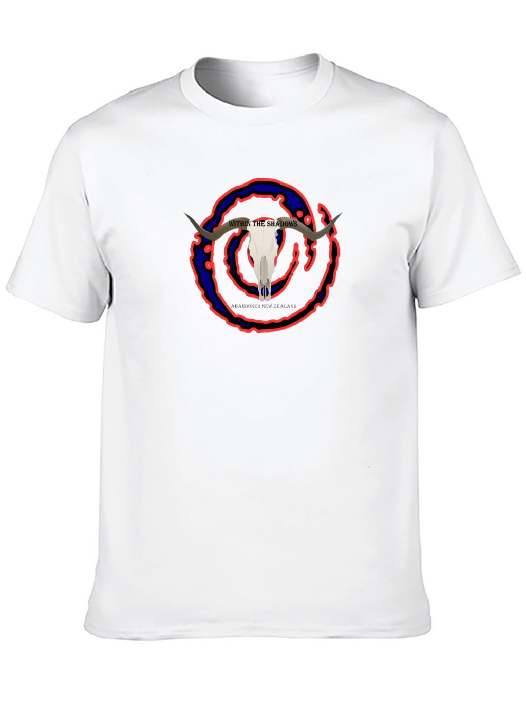 Shadows Bull Skull Graphic Tee