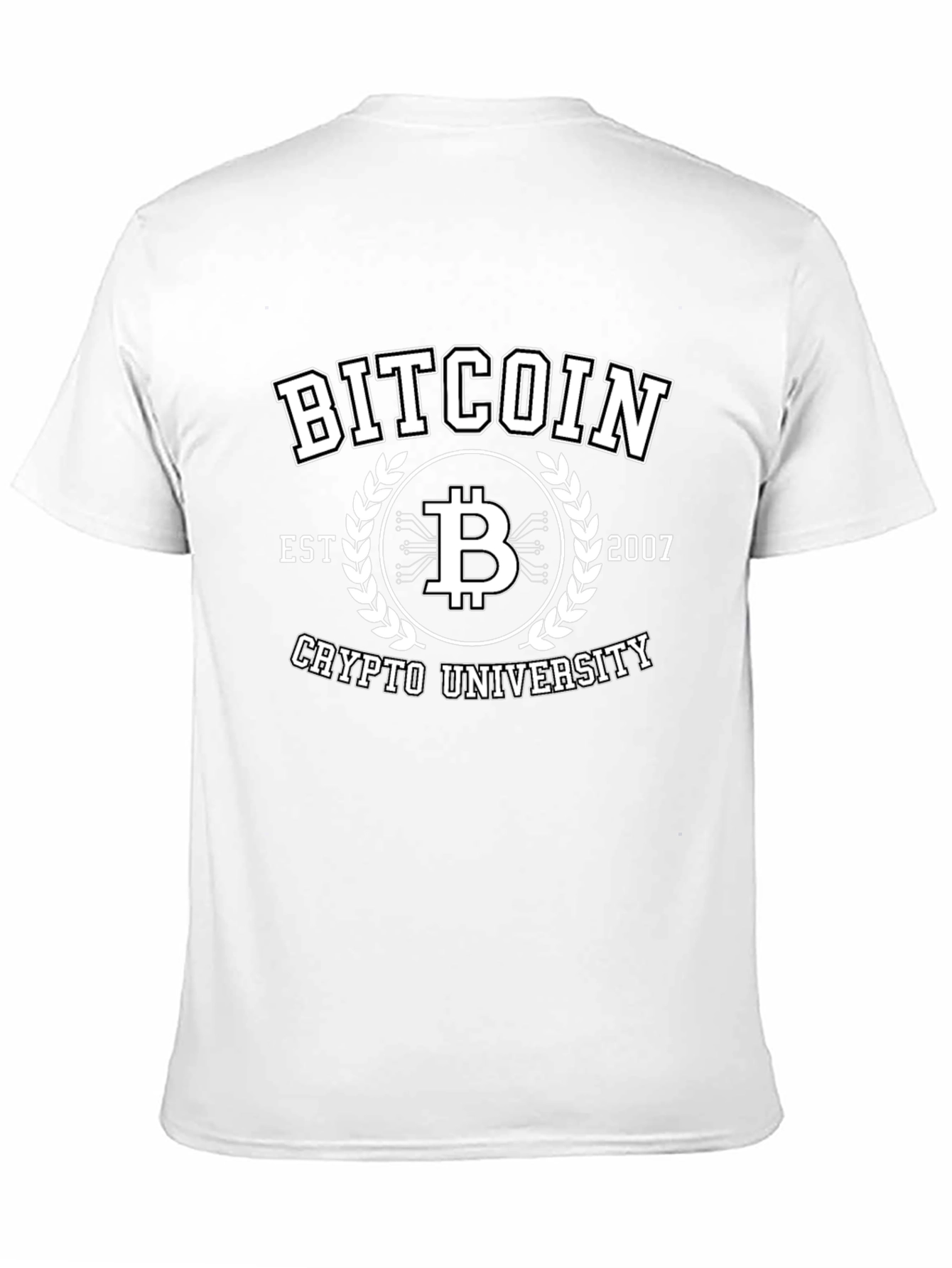 Bitcoin Crypto University Black T-Shirt