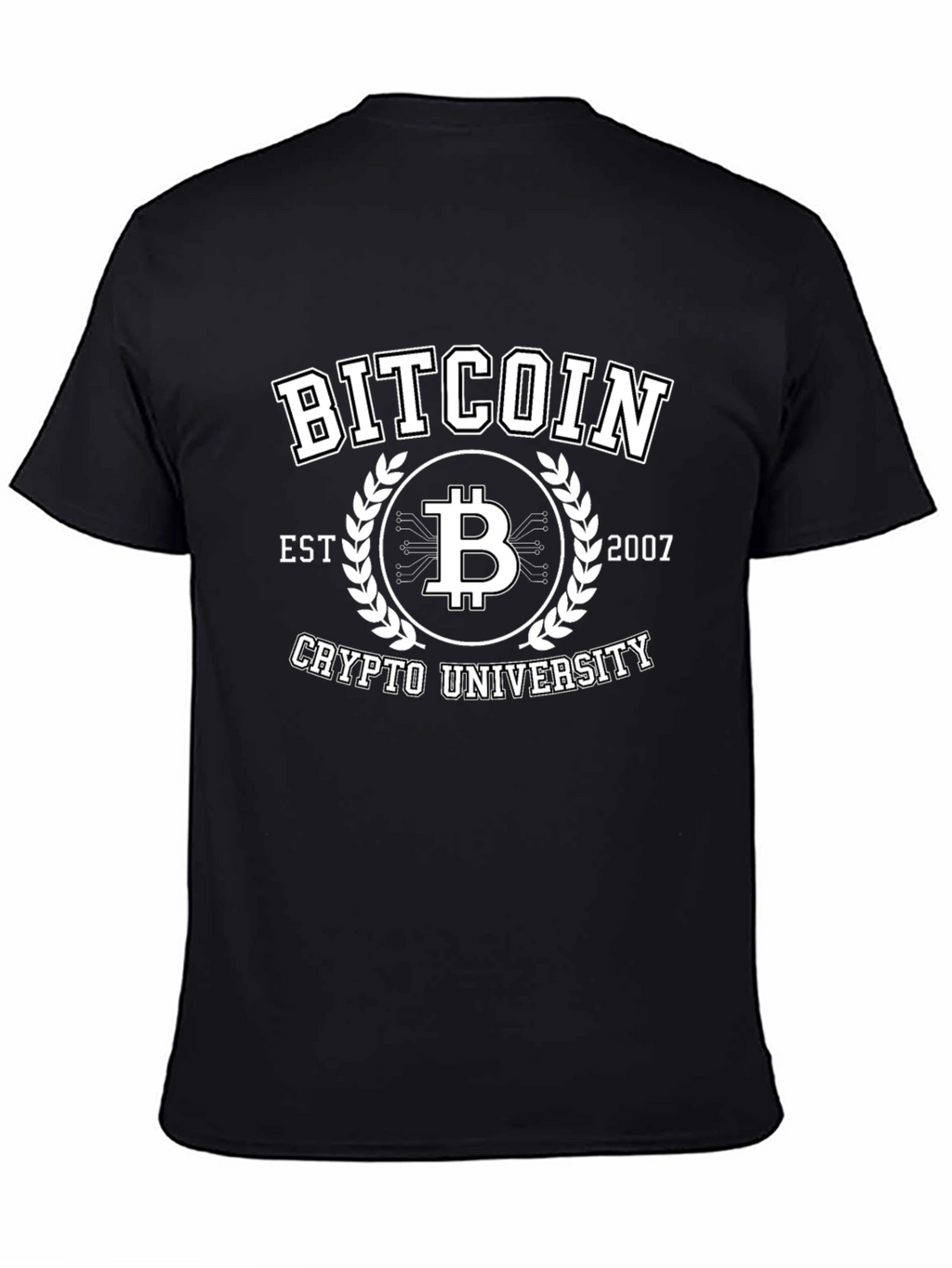 Bitcoin Crypto University Black T-Shirt