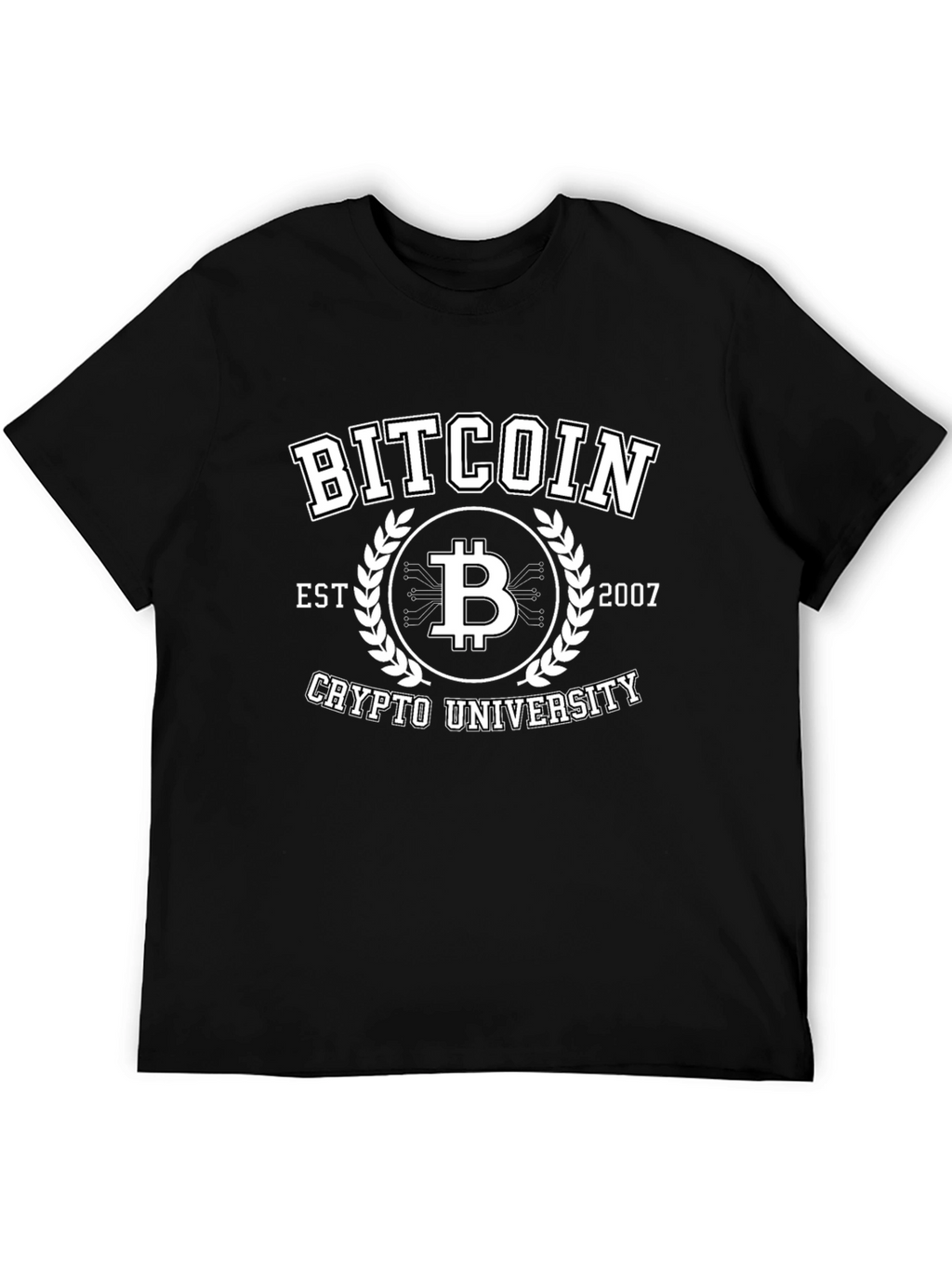 Bitcoin Crypto University Black T-Shirt