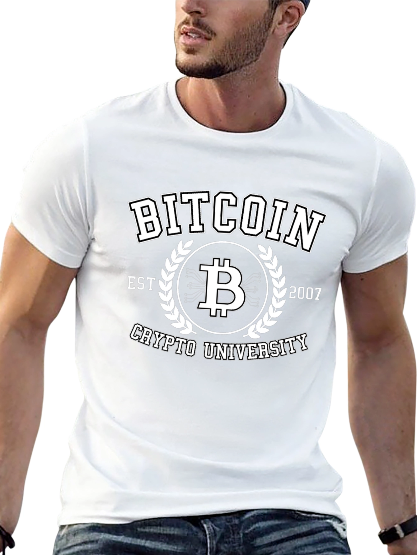 Bitcoin Crypto University Black T-Shirt