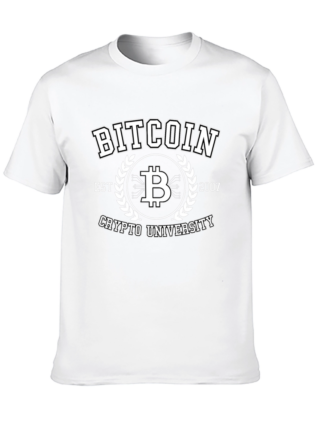Bitcoin Crypto University Black T-Shirt