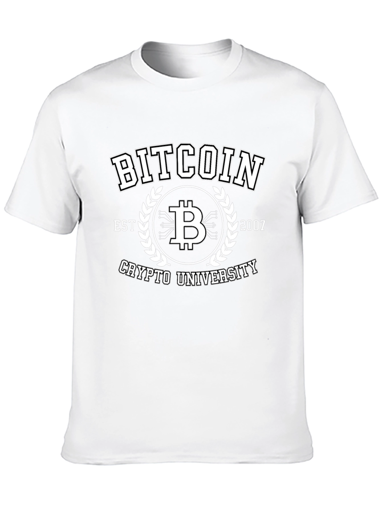Bitcoin Crypto University Black T-Shirt