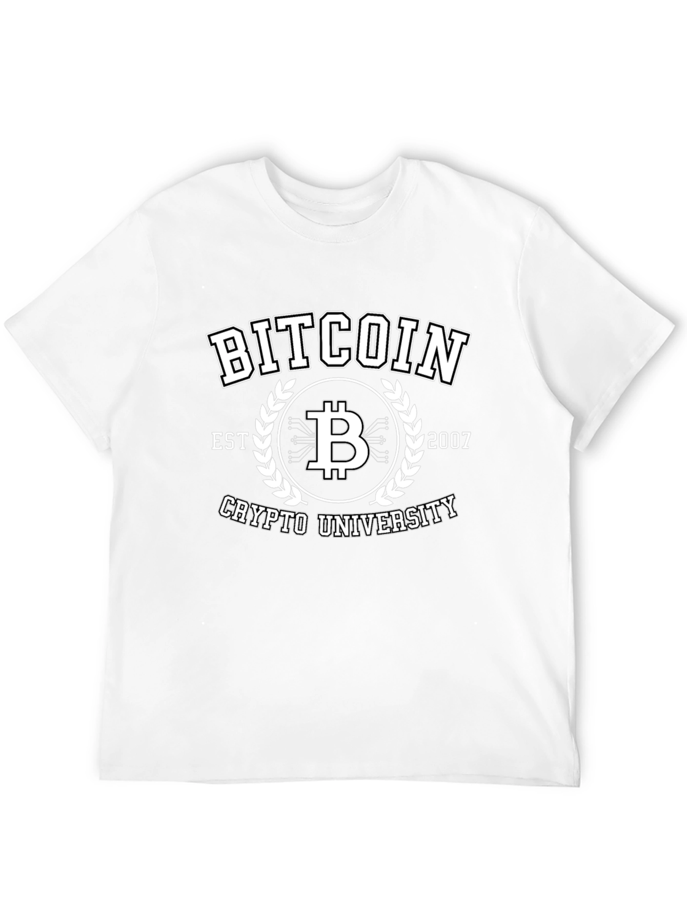 Bitcoin Crypto University Black T-Shirt