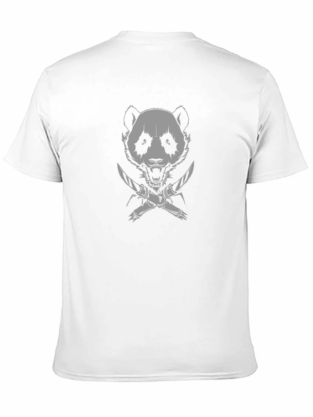 Panda Assassin T-Shirt - Black Graphic Tee