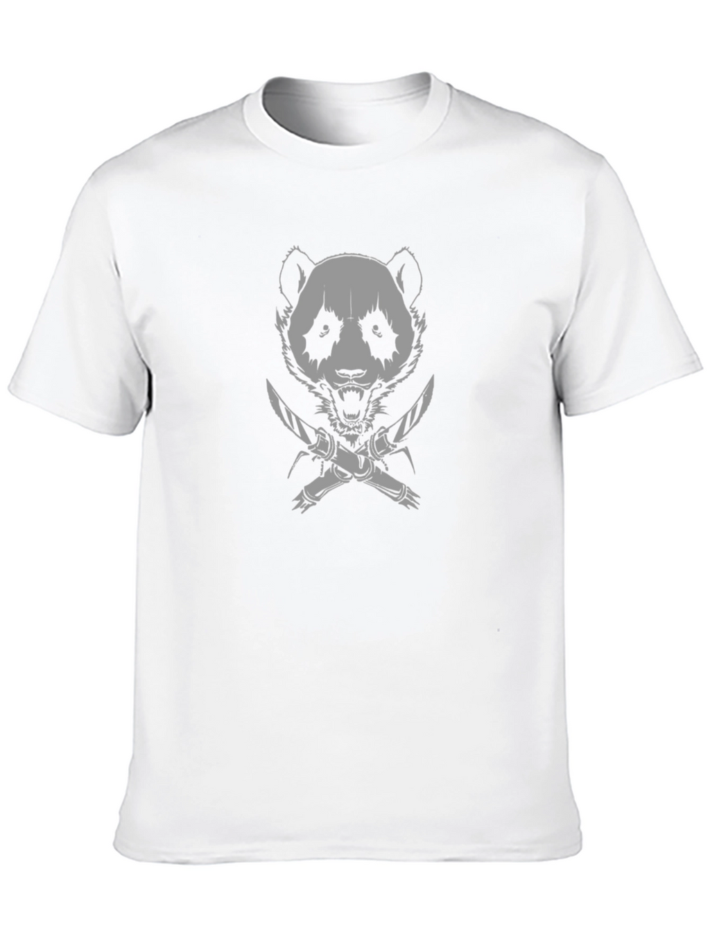 Panda Assassin T-Shirt - Black Graphic Tee