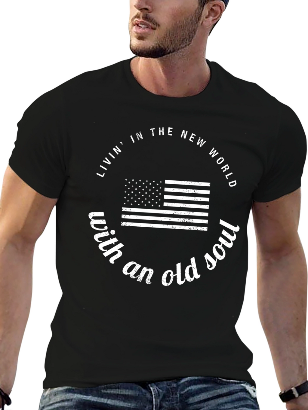 Living in the New World Tee