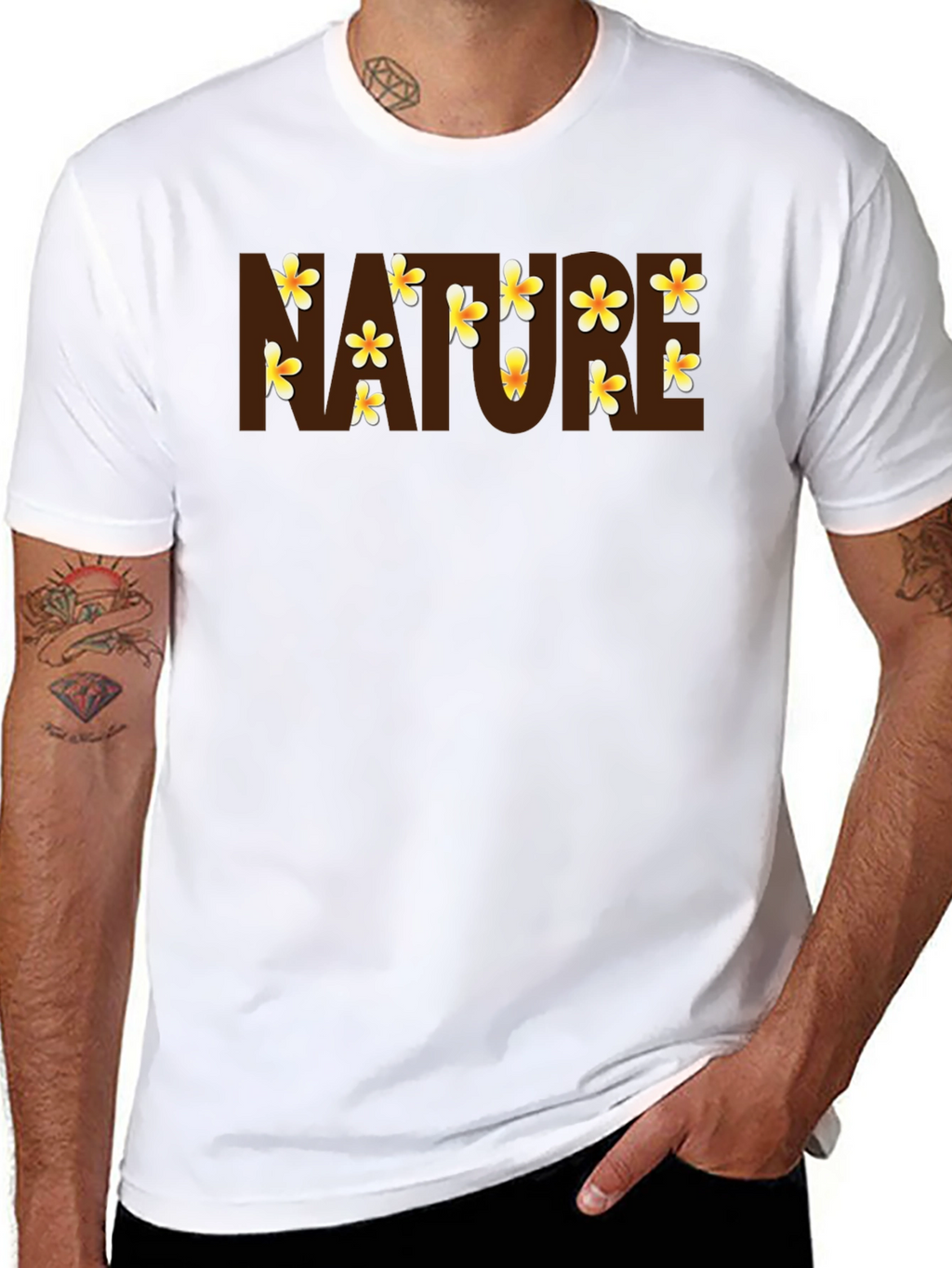 Nature Floral Graphic T-Shirt