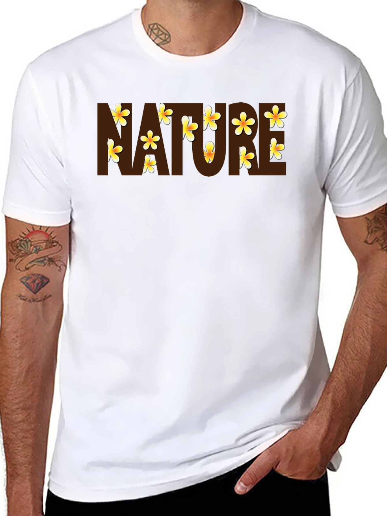 Nature Floral Graphic T-Shirt
