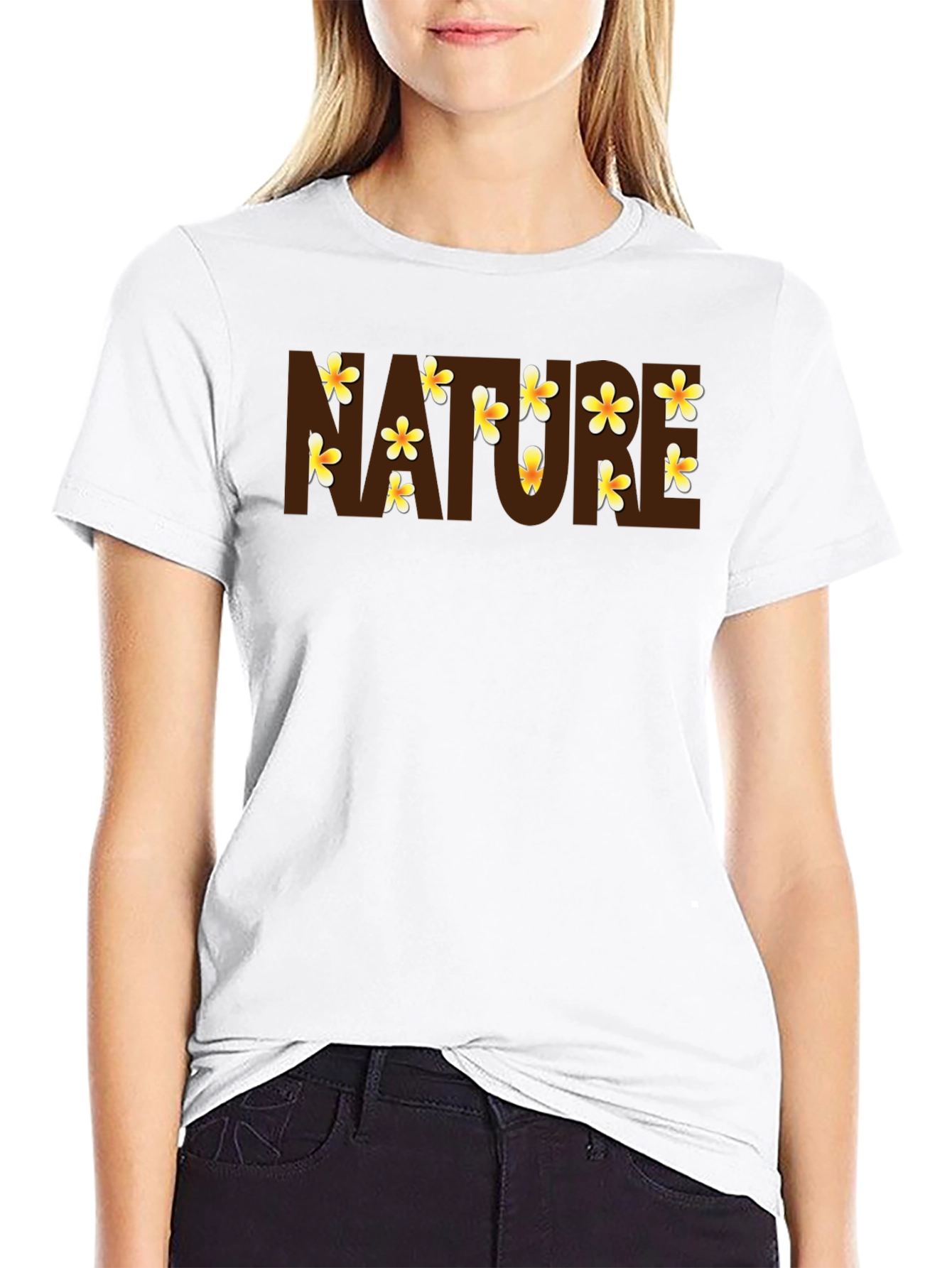 Nature Floral Graphic T-Shirt