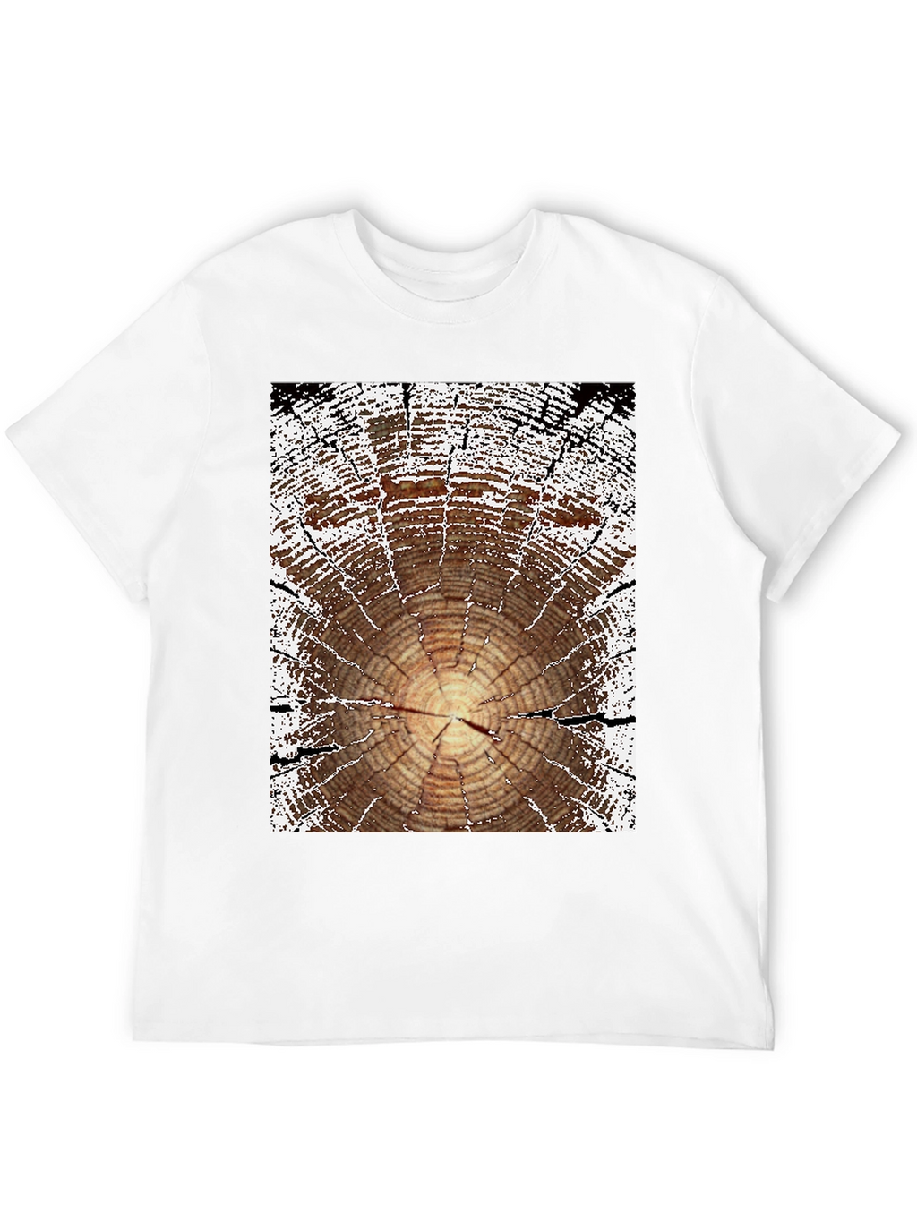 Tree Ring Graphic Tee - Nature Lovers Shirt