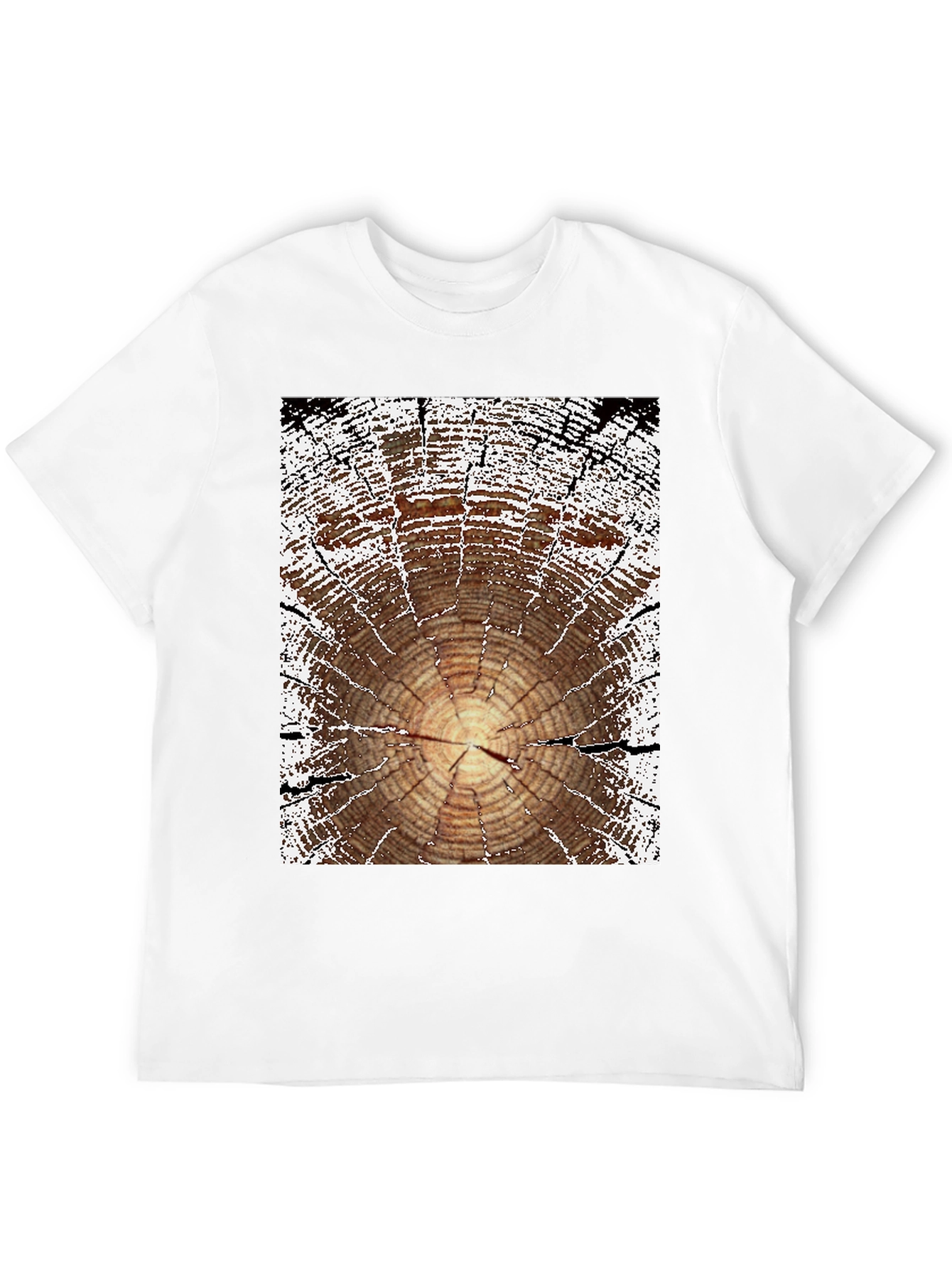 Tree Ring Graphic Tee - Nature Lovers Shirt