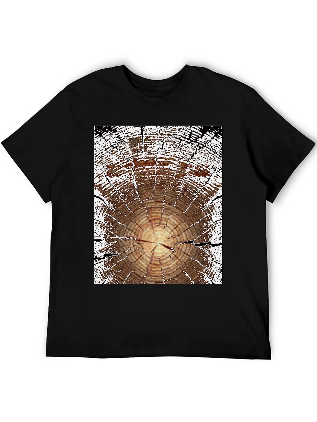 Tree Ring Graphic Tee - Nature Lovers Shirt