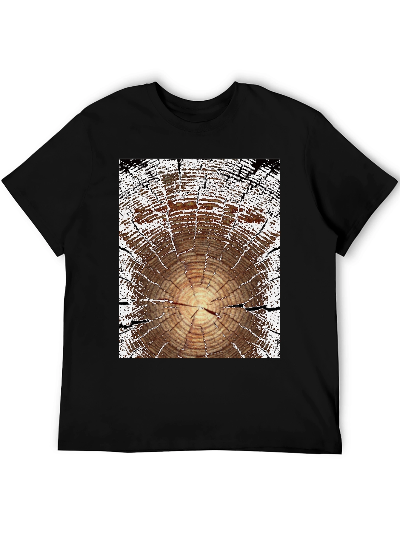 Tree Ring Graphic Tee - Nature Lovers Shirt