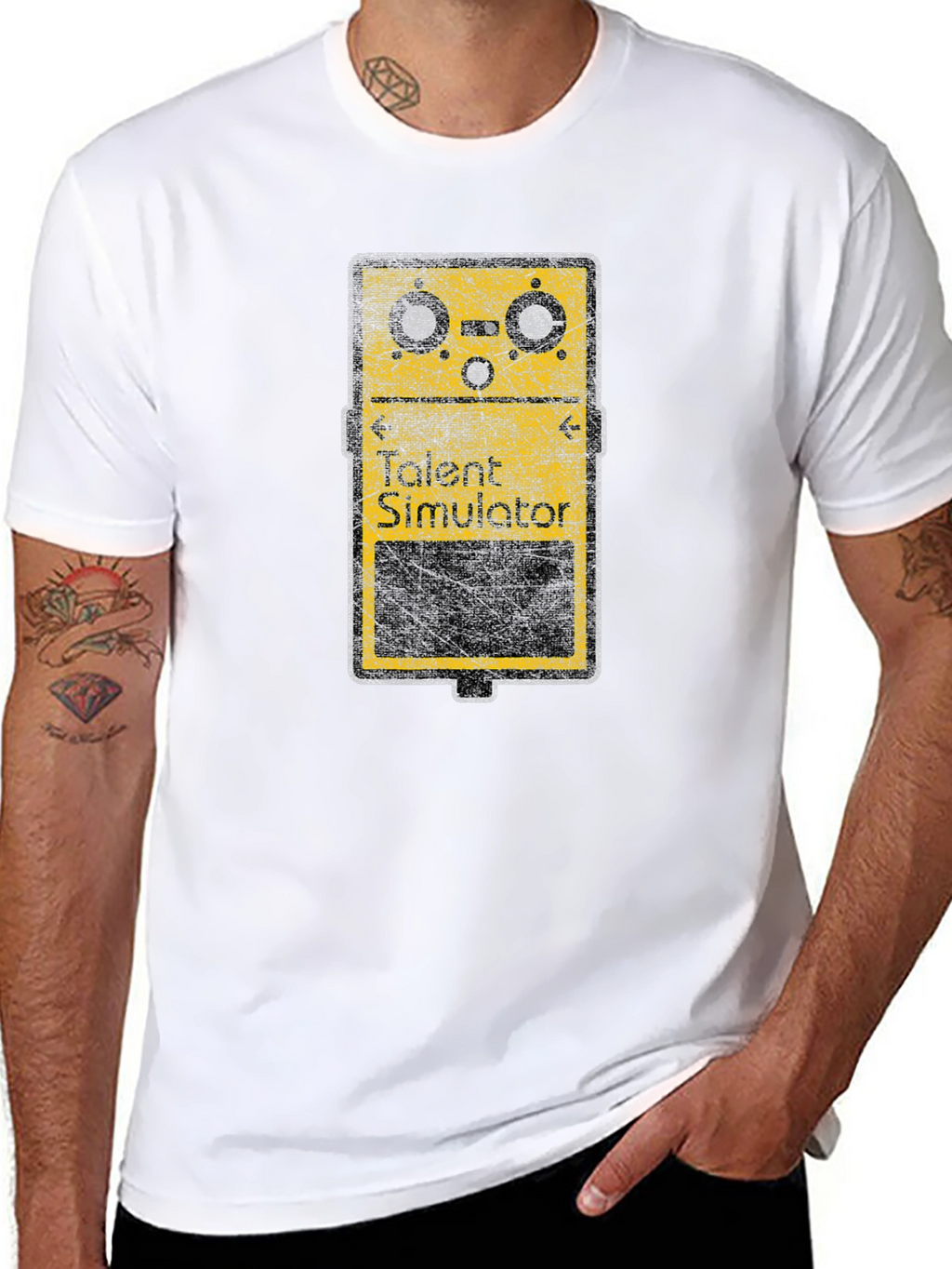 Talent Simulator Graphic Tee - Black Cotton T-Shirt