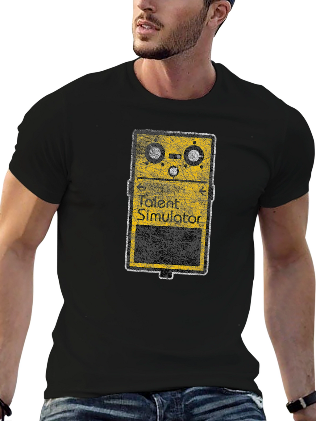 Talent Simulator Graphic Tee - Black Cotton T-Shirt